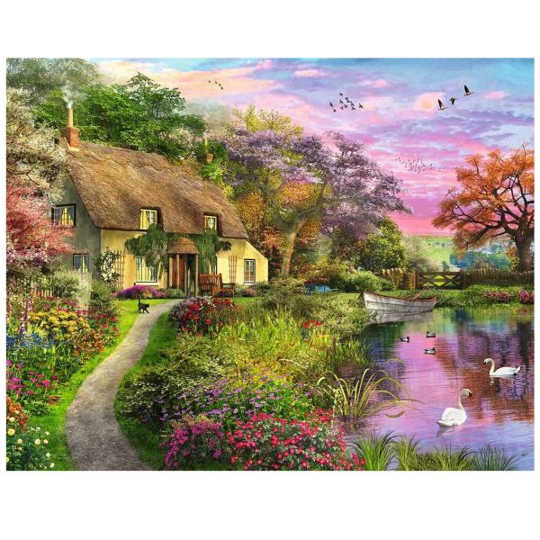 Puzzle 500 pieces - Country house - Ravensburger-150410