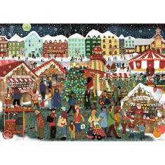1000 Teile Puzzle: Der Weihnachtsmarkt