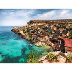 1500 piece puzzle: Popeye Village, Malte