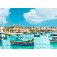 Puzzle de 1000 piezas: Puzzle Highlights: Malta mediterránea