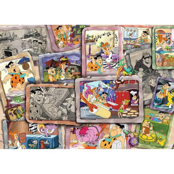 1000 Teile Puzzle : Die Flintstones - Ravensburger-16924