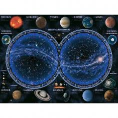 Puzzle 1500 pieces : Celestial Planisphere