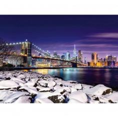 Puzzle mit 1500 Teilen: New York im Winter