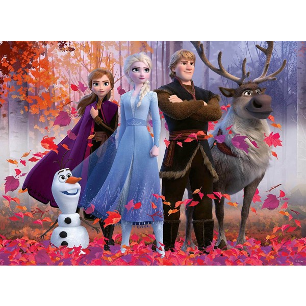 Puzzle 100 pièces XXL : La Reine des Neiges 2 (Frozen 2) : La magie de la forêt - Ravensburger-12867