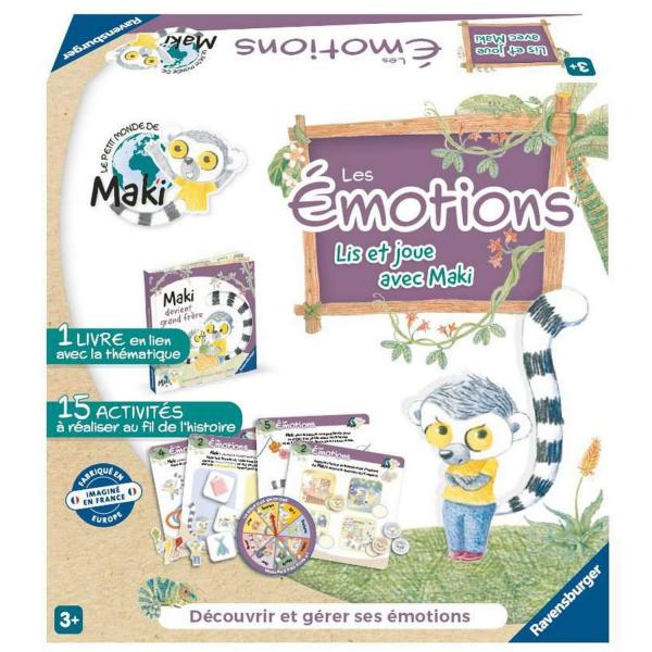 Read and play with Maki - Emotions: Maki becomes a big brother - Ravensburger-22357