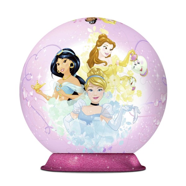 Puzzle Ball 3D 72 pièces : Princesses Disney - Ravensburger-11809