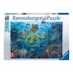 2000 pieces jigsaw puzzle: underwater life