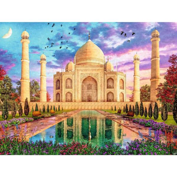 Puzzle 1500 Teile: Verzaubertes Taj Mahal - Ravensburger-17438
