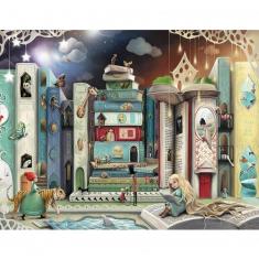 Puzzle 5000 pièces : Ville bizarre, Colin Thompson - Ravensburger - Rue des  Puzzles