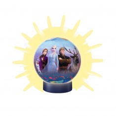 Bola Puzzle 3D iluminada de 72 piezas: Frozen 2 (Frozen 2)