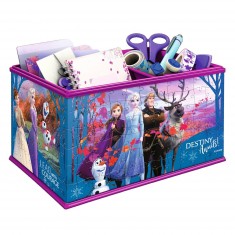 Puzzle 3D 216 pièces : Boîte de rangement : La Reine des Neiges 2 (Frozen 2)