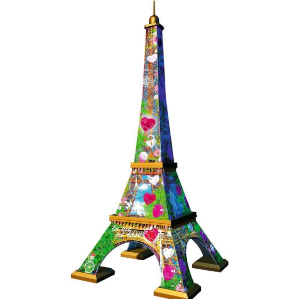 Puzzle 3D -216 piezas: Torre Eiffel Edición limitada - Ravensburger-11183