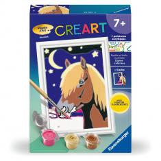 CreArt Kids 8x12cm: Caballo nocturno