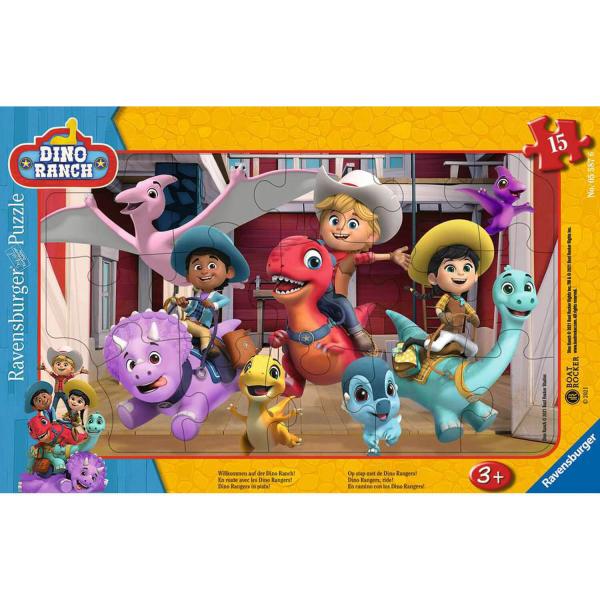 15-piece frame puzzle - On the way to - Ravensburger-05587