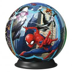 3D Ball Puzzle 72 pieces: Spider-man