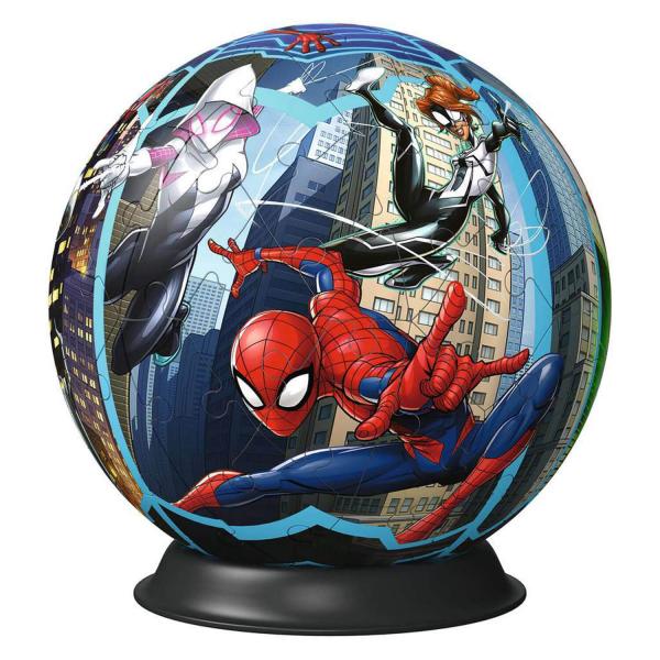 3D Ball Puzzle 72 pieces: Spider-man - Ravensburger-11563