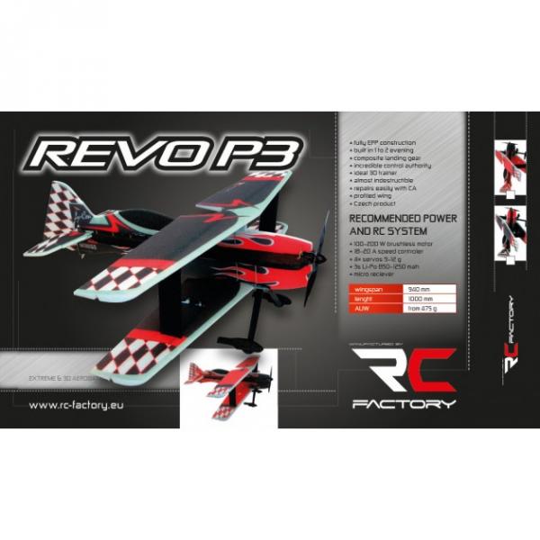 REVO P3 Noir env. 0.94m Rc-Factory - T16