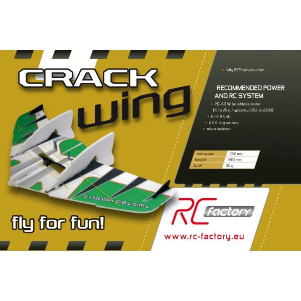 Aile volante Crack WING VERTE RC Factory  - F06