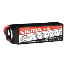 LiPo Sigma 45C - 2200 mAh - 4S1P - 14.8V - XT-60 - RC Plus 