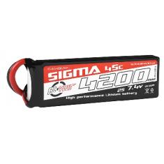 Lipo 2S 7.4V 4200mAh 45C SIGMA