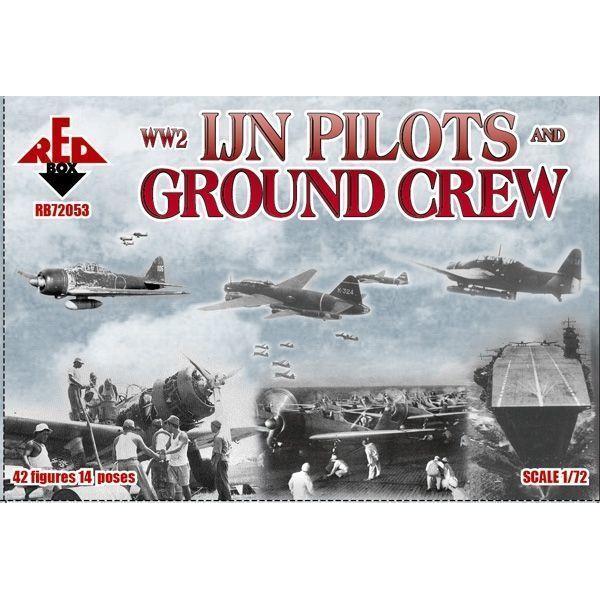 WW2 IJN pilots and ground crew - 1:72e - Red Box - RB72053