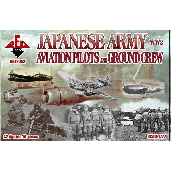 WW2 Japanese Army Aviation pilots a.grcr - 1:72e - Red Box - RB72052