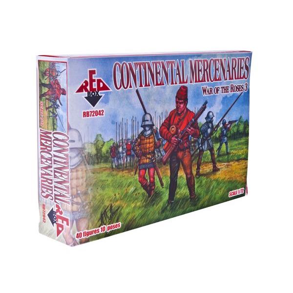 Continental Mercenaries,War of the Roses - 1:72e - Red Box - RB72042
