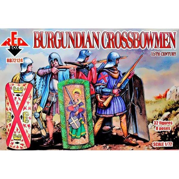 Burgundian crossbowmen, 15th century - 1:72e - Red Box - RB72124