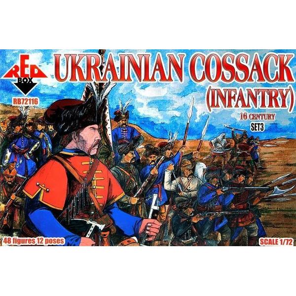 Ukrainian Cossack(infantry)16 cent.Set3 - 1:72e - Red Box - RB72116