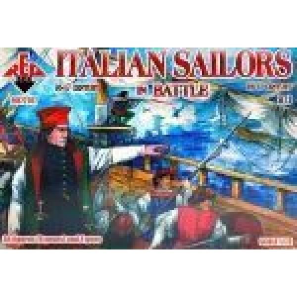 Italian Sailors in Battle,16-17th centur set 3- 1:72e - Red Box - RB72107