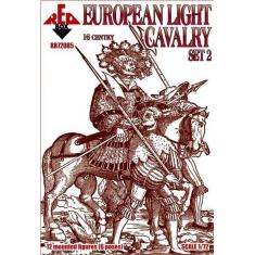 European light cavalry,16th century,set2 - 1:72e - Red Box