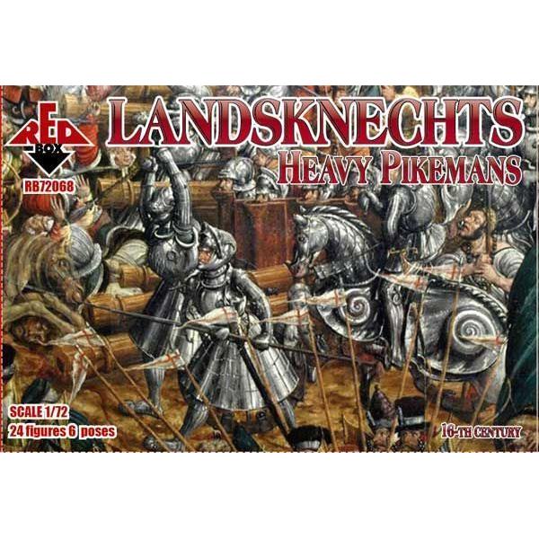 Landknechts (Heavy pikemen), 16th centur - 1:72e - Red Box - RB72068