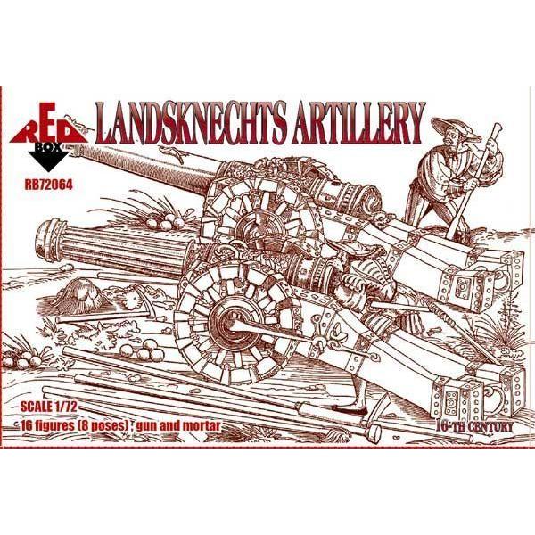 Landsknechts (Artillery), 16th century - 1:72e - Red Box - RB72064