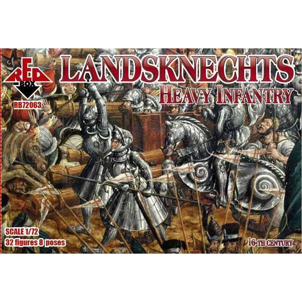Landsknechts (Heavy infantry) 16th centu - 1:72e - Red Box - RB72063