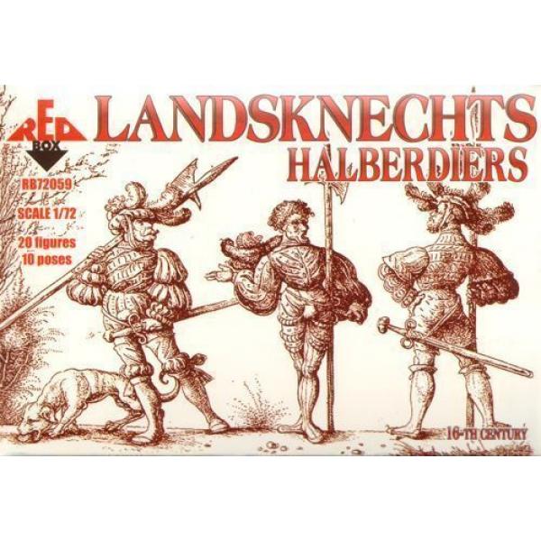 Landsknechts (Halberdiers),16th century - 1:72e - Red Box - RB72059