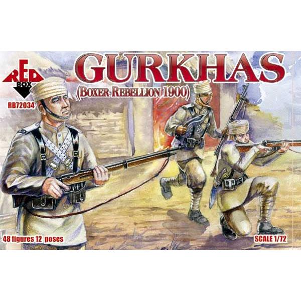 Gurkhas, Boxer Rebellion 1900 - 1:72e - Red Box - RB72034
