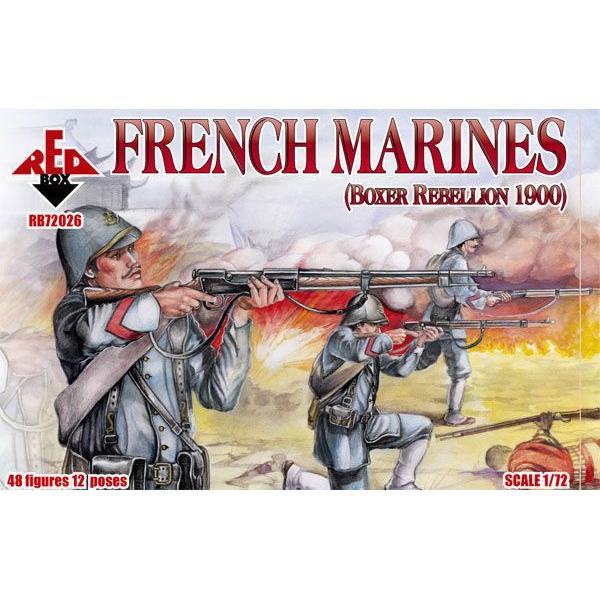 French marines, Boxer Rebellion 1900 - 1:72e - Red Box - RB72026