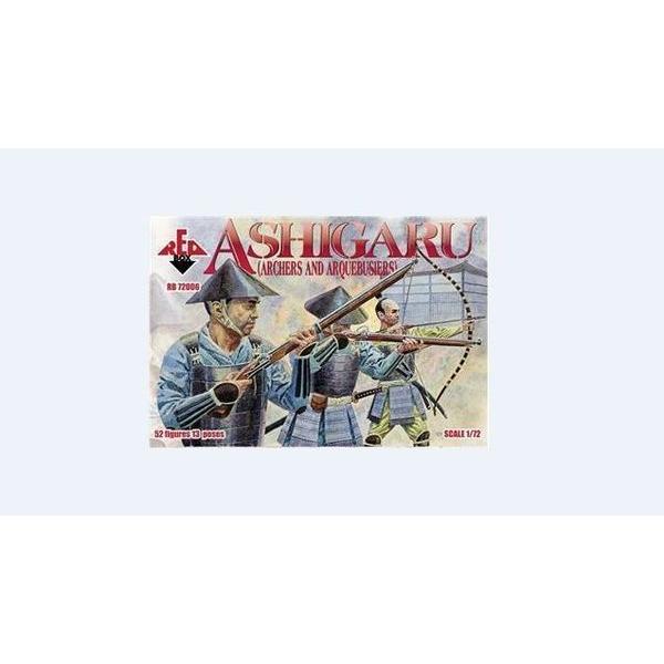 Ashigaru (Archers and Arquebusiers) - 1:72e - Red Box - RB72006