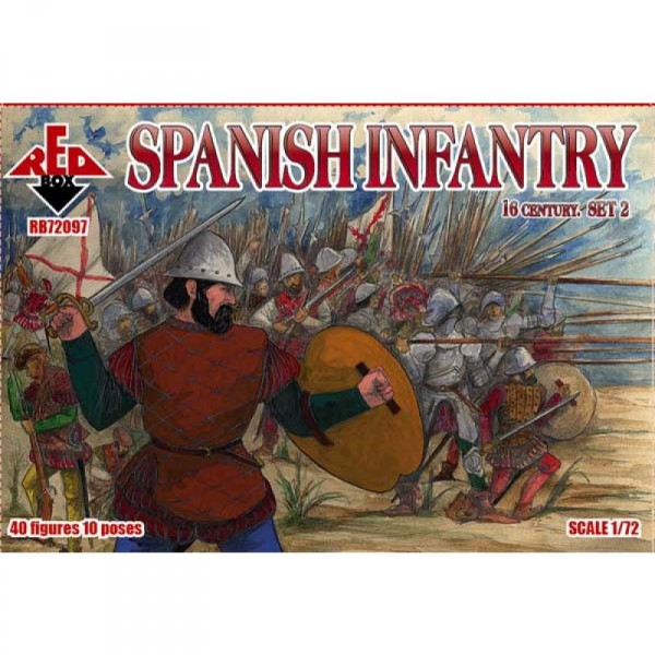 Military accessories model: Spanish Infantry - Redbox-RB72097