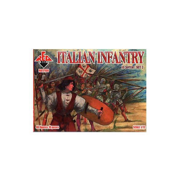 Italian infantry,16th century, set 2 - 1:72e - Red Box - Redbox-RB72100