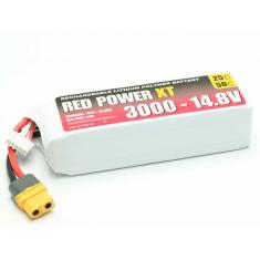 Batterie Lipo RED POWER XT 4S 3000mAh 14,8V XT60