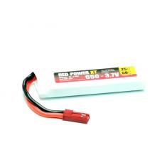 Batterie Lipo RED POWER XT 1S 650mAh 3,7V BEC