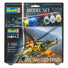 Maquette hélicoptère : Model-Set : Mil Mi - 24D Hind