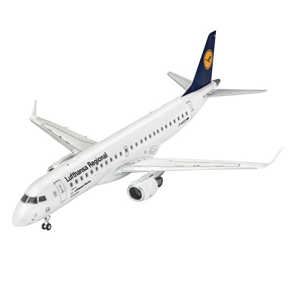 Maquette avion : Model Set Embraer 190 Lufthansa - Revell-63937
