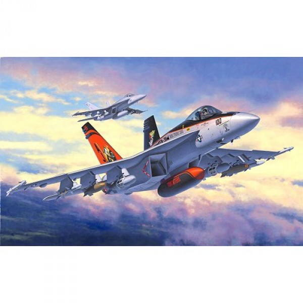 Model Set F/A-18E Super Hornet - 1:144e - Revell - Revell-63997
