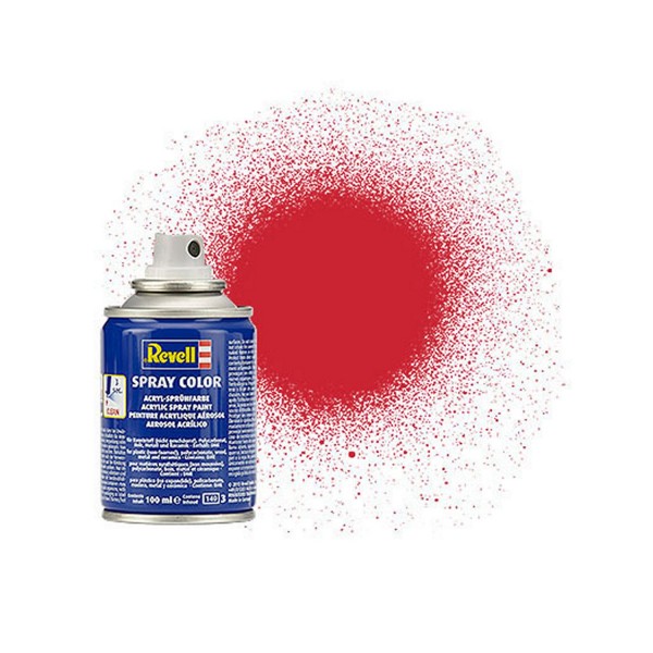 Spray Color Rouge Vif Bombe 100ml - Revell - Revell-34330