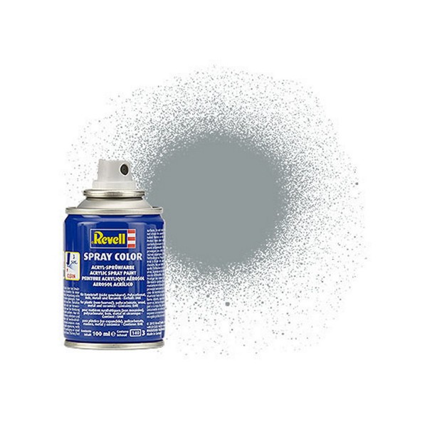 Spray Color Gris Clair Mat Bombe 100ml - Revell - Revell-34176