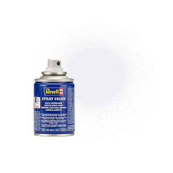 Spray Color Blanc Satiné Bombe 100ml - Revell - Revell-34301