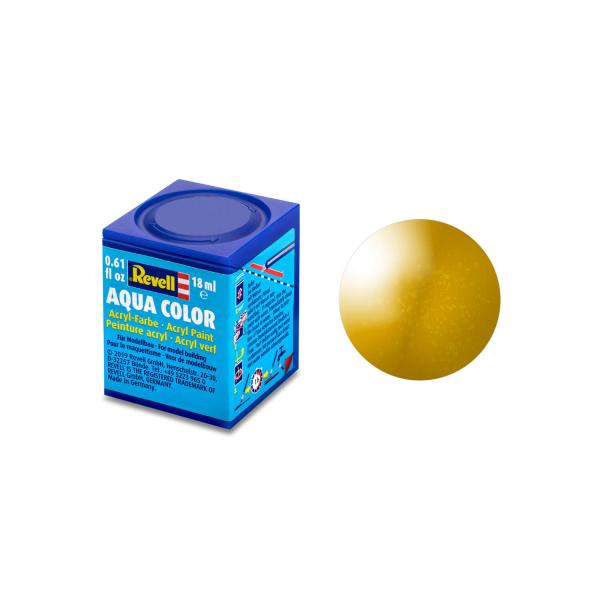 Peinture Maquette Revell Aqua Laiton Metal - 92  - Revell-36192