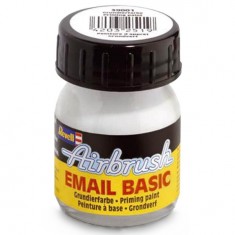 Pintura base Revell: Airbrush Email Basic: botella de 25 ml
